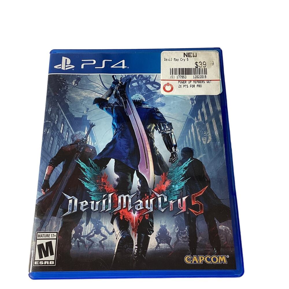 Devil May Cry 5 Video Game PS4 Sony Playstation Rated M Mature Tested No Manual